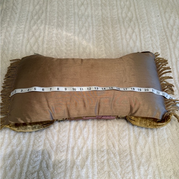 Dian Austin Gold and Purple Decorative Pillow Couture Royal Court - Picture 10 of 11